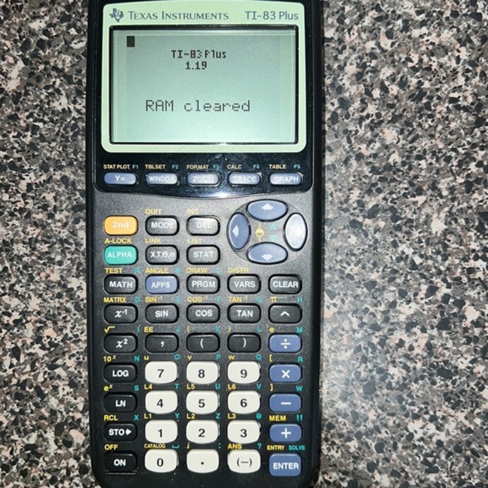 Texas Instruments TI-83 plus graphing calculator